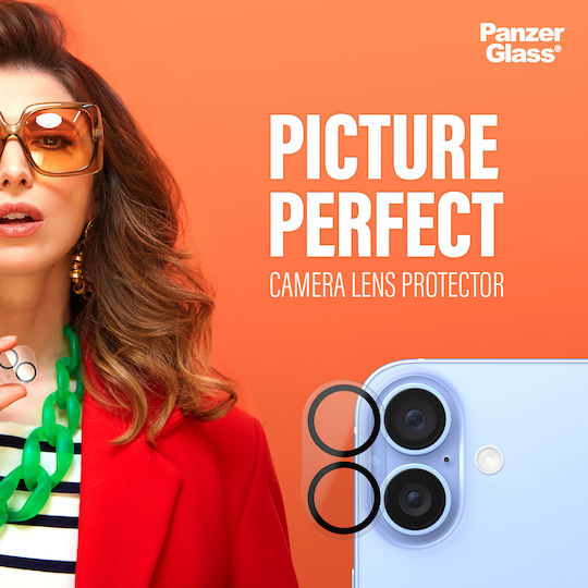 PanzerGlass PicturePerfect Προστασία Κάμερας Tempered Glass Διάφανο για το Apple iPhone 16, iPhone 16 Plus