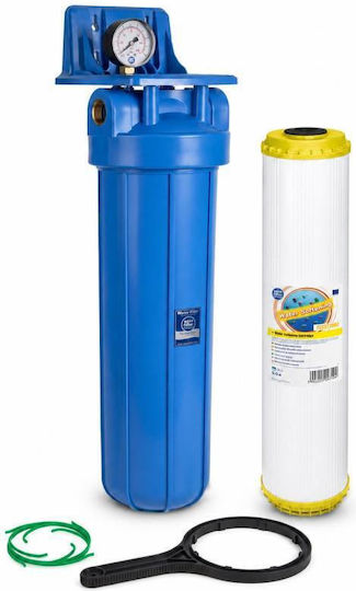 Aqua Filter Einzelnes Wasserfiltergerät für die zentrale Wasserversorgung mit Ersatzfilter BB20ST