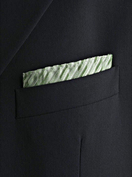 Men's Silk Pocket Square Green
