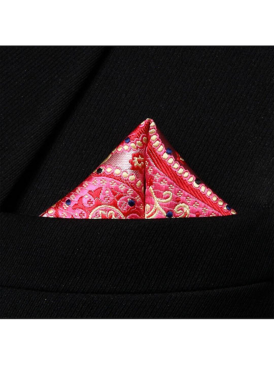 Men's Pink Silk Pocket Square