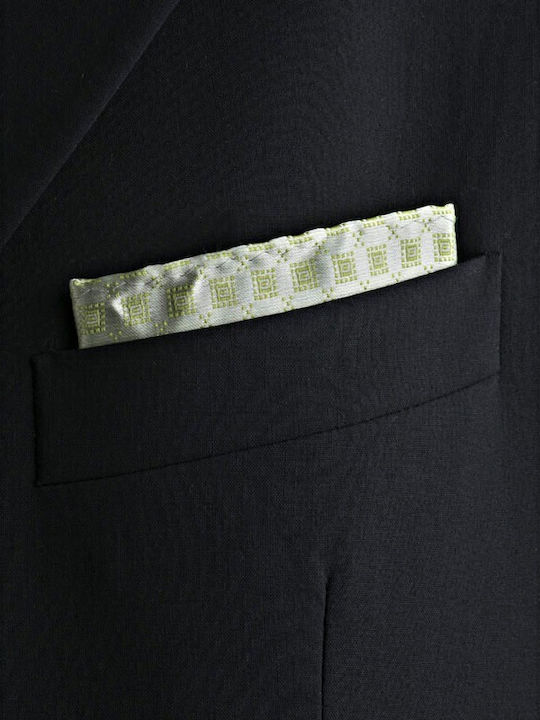 Men's Silk Green Pocket Handkerchief