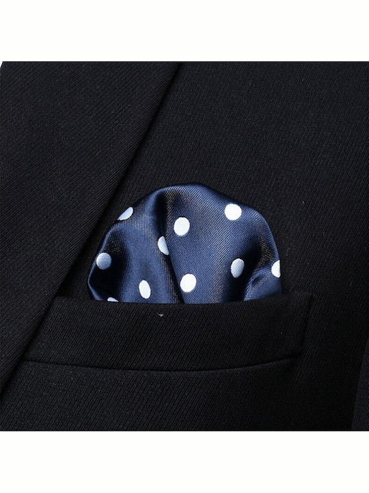 Men’s Silk Pocket Square Navy Blue