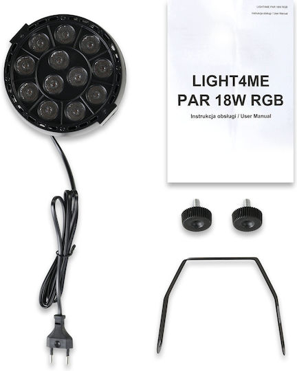 Light4me Προβολέας Spot LED PAR DMX RGB
