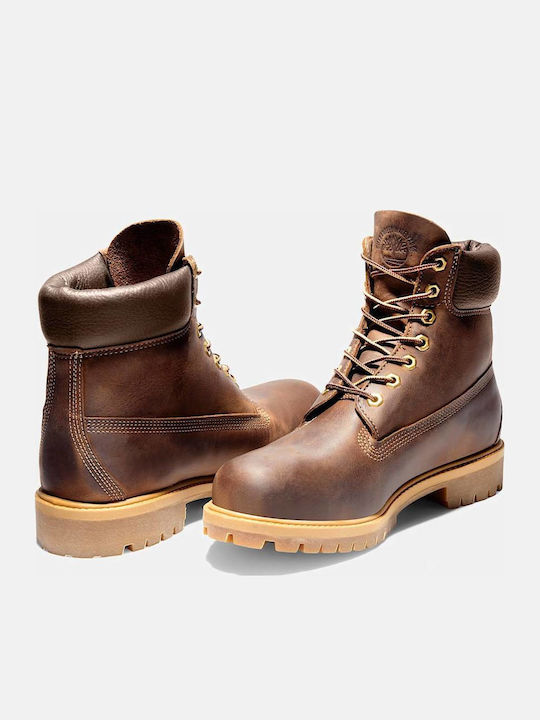 Lace Up Ανδρικά Μποτάκια Αδιάβροχα Καφέ