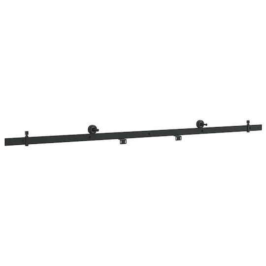 vidaXL Μηχανισμός Συρόμενης Πόρτας 183cm Μαύρος