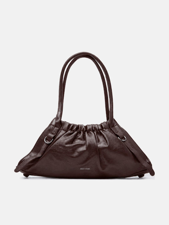 Fabric Women's Bag Dark Brown