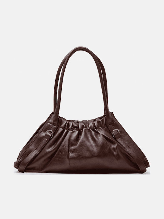 Fabric Women's Bag Dark Brown