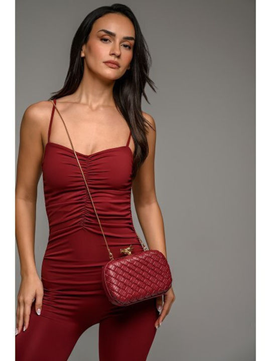 Women's Red Clutch