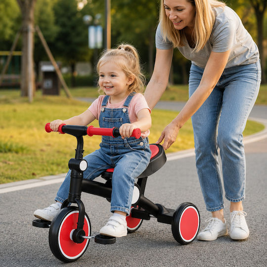 Klappbares Dreirad für Kinder von 2–5 Jahren, Rot TZ104RED