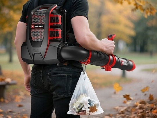 Einhell GP-LB 36/280 Li E BL-Solo Φυσητήρας Πλάτης Μπαταρίας 36V Solo με Μέγιστη Ταχύτητα Αέρα 280km/h