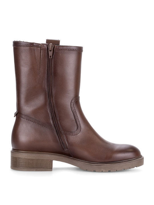 Δερμάτινα Γυναικεία Μποτάκια Saddle