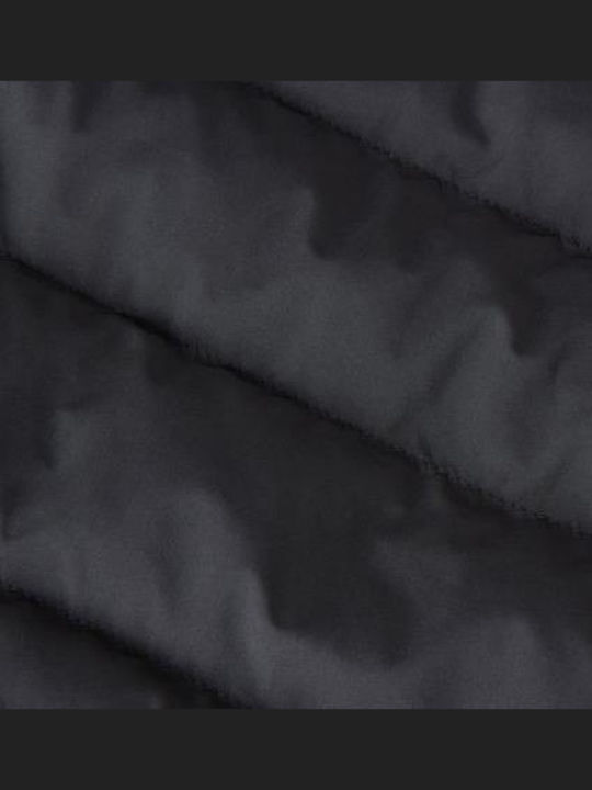 Reversible Perrito Kinder-Sportjacke Kurz Beidseitig Schwarz/Grau