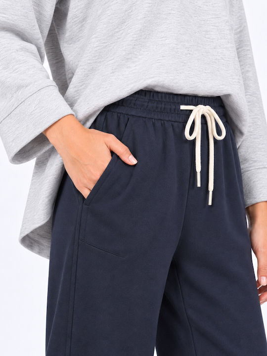 Pantaloni de Trening cu Elastic Albaştri