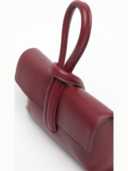 Leather Women's Flap Bag Olive