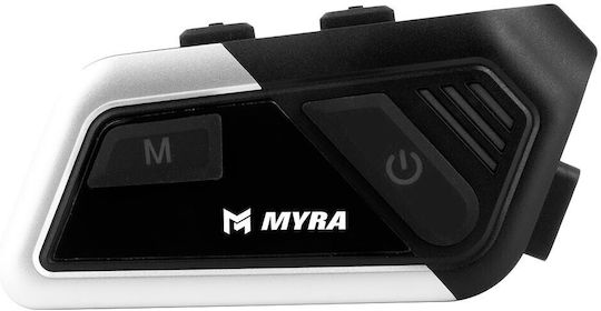 Myra M500 Διπλή Ενδοεπικοινωνία για Κράνος Μηχανής με Bluetooth