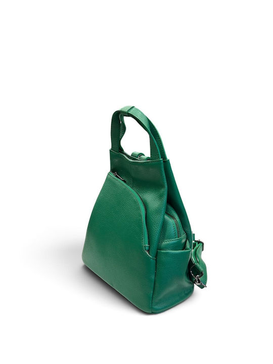 Hellblaue Damen-Ledertasche