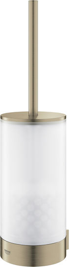 Grohe Selection Glass Bathroom Toilet Brush Silver