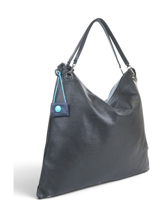Black Leather Women's Hobo Bag