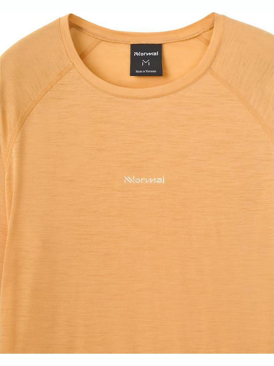 Kurzarm-Pullover Orange
