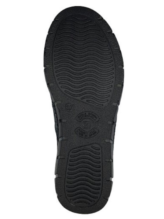 Anatomische Damen Slip-Ons Schwarz