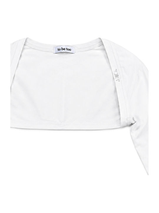 Kids White Bolero