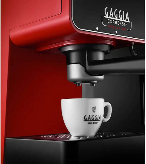 Evolution Μηχανή Espresso 1900W Πίεσης 15bar Κόκκινη EG2115/03