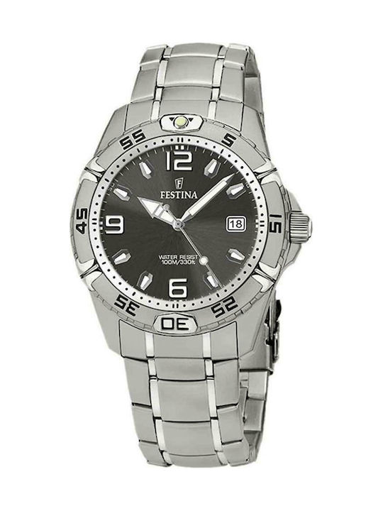 Festina Watch with Metal Bracelet Silver