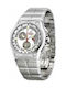 Festina 6737/1 Uhr Chronograph Batterie mit Silber Metallarmband F6737/1