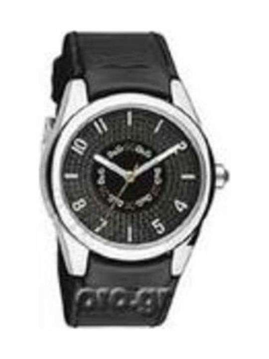 Dolce & Gabbana Sandpiper Γυναικείο Ρολόι Μπαταρίας με Μαύρο Καουτσούκ Λουράκι