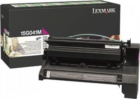 Lexmark 15G041M Original Toner Laser Printer Magenta Return Program 6000 Pages