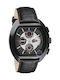 Dolce & Gabbana High Security Ανδρικό Ρολόι 42.5mm Χρονογράφος Μπαταρίας με Μαύρο Δερμάτινο Λουράκι