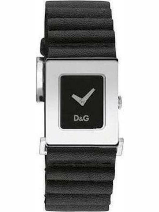 Dolce & Gabbana Ceas de Damă cu Negru Curea din Piele