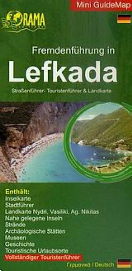 Fremdenführung in Lefkada, Straßenführer - Reiseführer & Karte