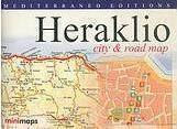 Heraklio, City and Road Map Heraklio, City and Road Map