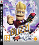 Buzz World Quiz (no buzzers) PS3 Game (Used)