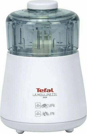 Tefal La Moulinette DPA130 Multifunktionale Küchenmaschine 1000W mit Schüsselkapazität 1,75 l und Mixerkrugkapazität Weiß