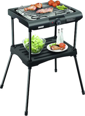 Unold With Legs 2000W Electric Grill with Adjustable Thermostat 34x24cm