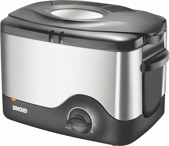 Unold 58615 Φριτέζα 1.5lt Ασημί