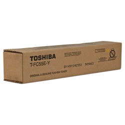 Toshiba T-FC55E-Y Toner Laser Printer Yellow 73000 Pages (6AK00000117)