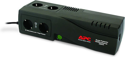 APC SurgeArrest + Battery Backup 325 UPS Off-Line 325VA 185W with 4 Schuko Power Plugs