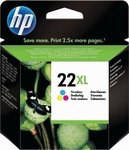 HP 22XL Inkjet Printer Cartridge Multiple (Color) (C9352CE)