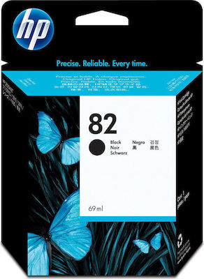 HP 82 Original InkJet Printer Ink Black (CH565A)