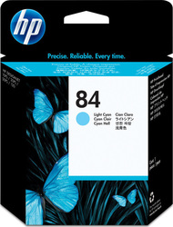 HP 84 Light Cyan Printhead Original InkJet Printer Ink Cyan (C5020A)