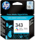 HP 343 Μελάνι Εκτυπωτή InkJet Πολλαπλό (Color) (C8766EE)