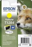 Epson T1284M Cartuș de cerneală original pentru imprimante InkJet Galben (C13T12844010 C13T12844012)