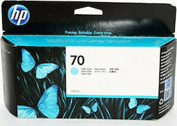 HP 70 Original InkJet Printer Ink Light Blue (C...