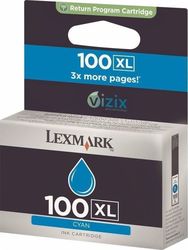 Lexmark 100XL Original InkJet Printer Ink Cyan (14N1069E)