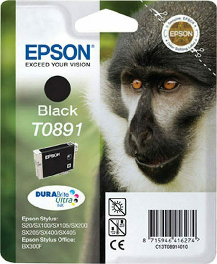 Epson T0891 Original InkJet Printer Ink Black (C13T08914010 C13T08914011)