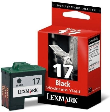 Lexmark 17 Original InkJet Printer Ink Black (10NX217E)