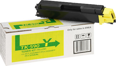 Kyocera TK-590Y Toner Laser Printer Yellow 5000 Pages (1T02KVANL0)